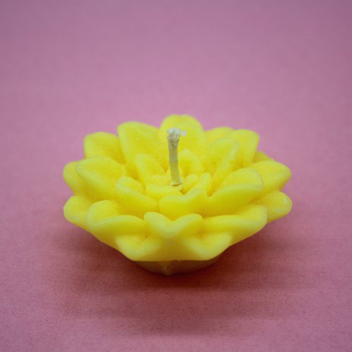 Unscented Floater Candles |  Set of 3 | Yellow | Birthday Party Home Room Decor